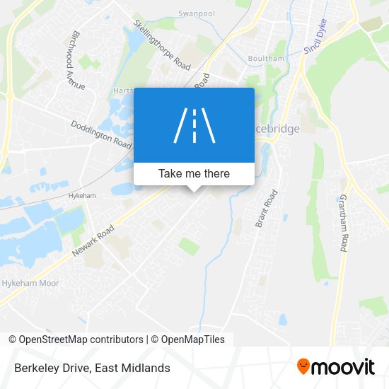 Berkeley Drive map