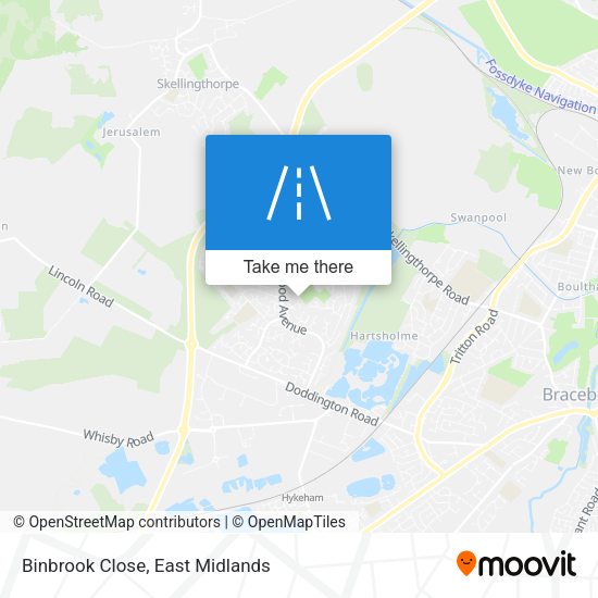 Binbrook Close map