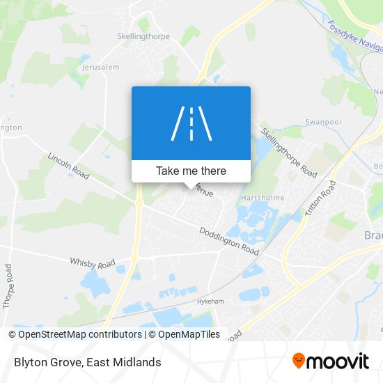 Blyton Grove map