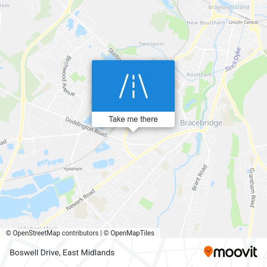 Boswell Drive map