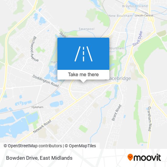 Bowden Drive map