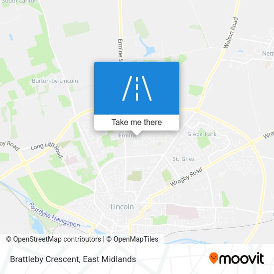 Brattleby Crescent map