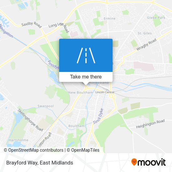 Brayford Way map