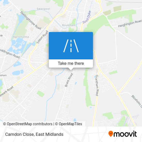 Camdon Close map