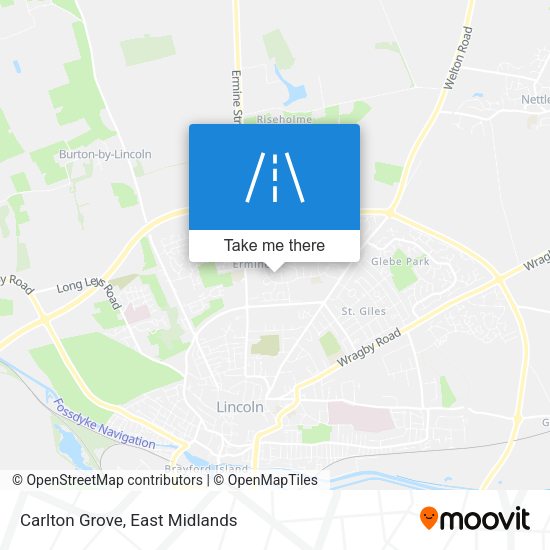 Carlton Grove map