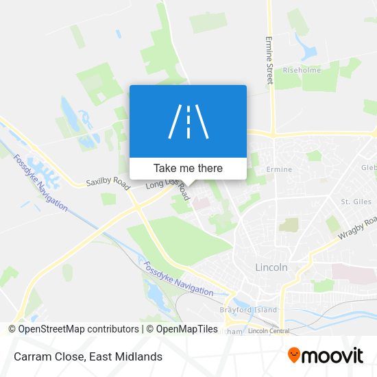 Carram Close map