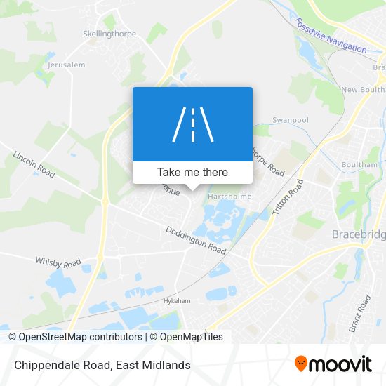 Chippendale Road map