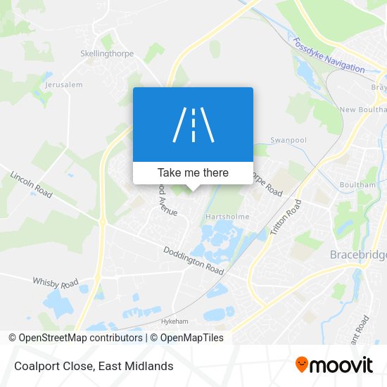 Coalport Close map