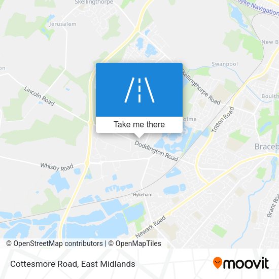 Cottesmore Road map