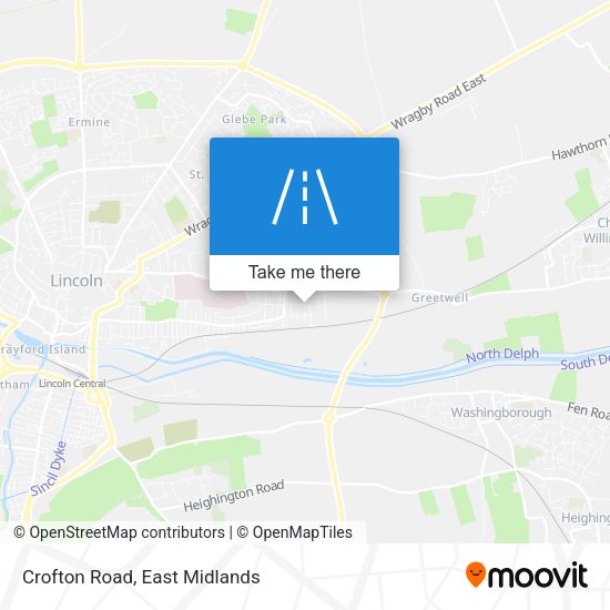 Crofton Road map
