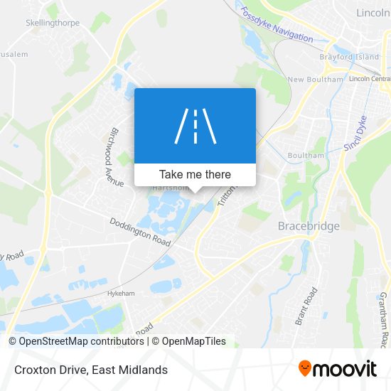Croxton Drive map