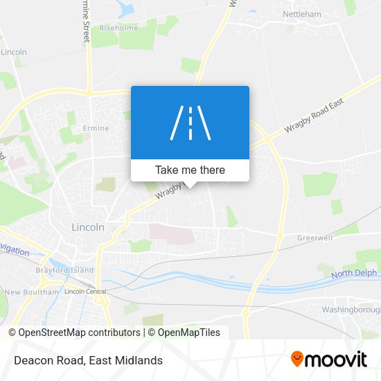 Deacon Road map