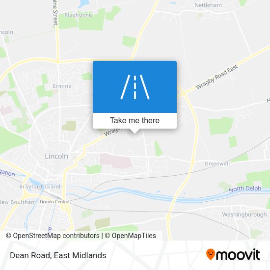 Dean Road map