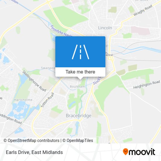 Earls Drive map