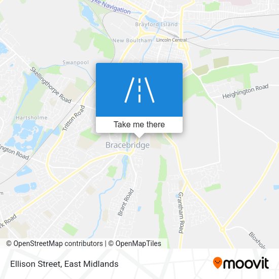 Ellison Street map