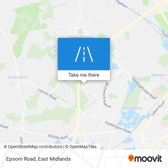 Epsom Road map