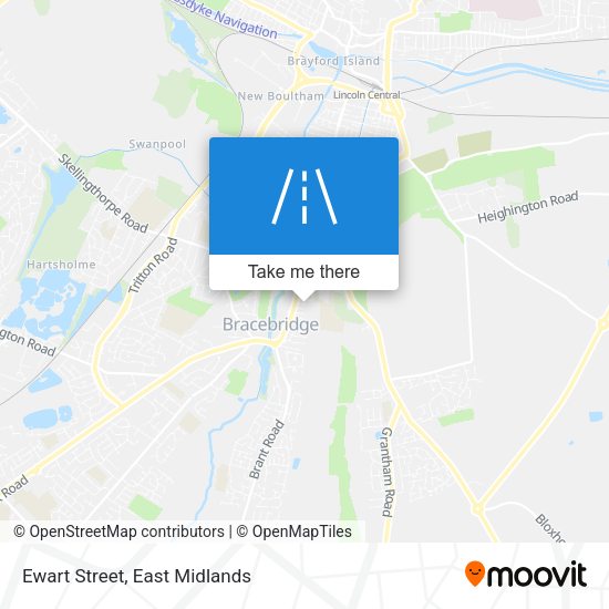 Ewart Street map