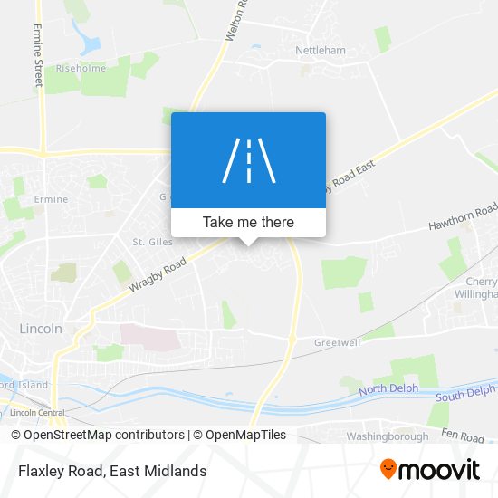 Flaxley Road map