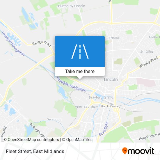 Fleet Street map