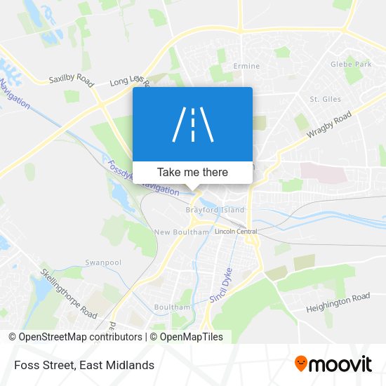 Foss Street map