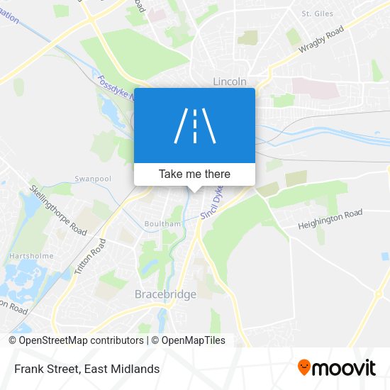 Frank Street map