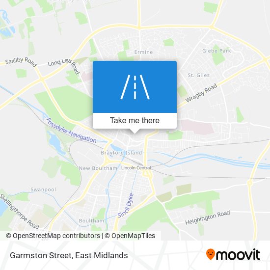 Garmston Street map