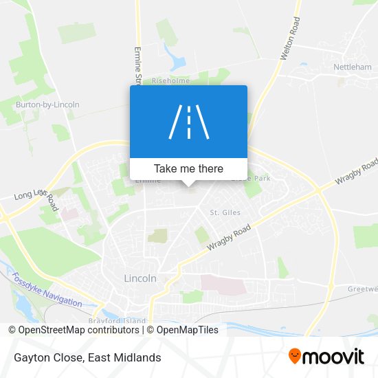 Gayton Close map
