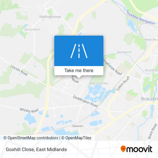 Goxhill Close map