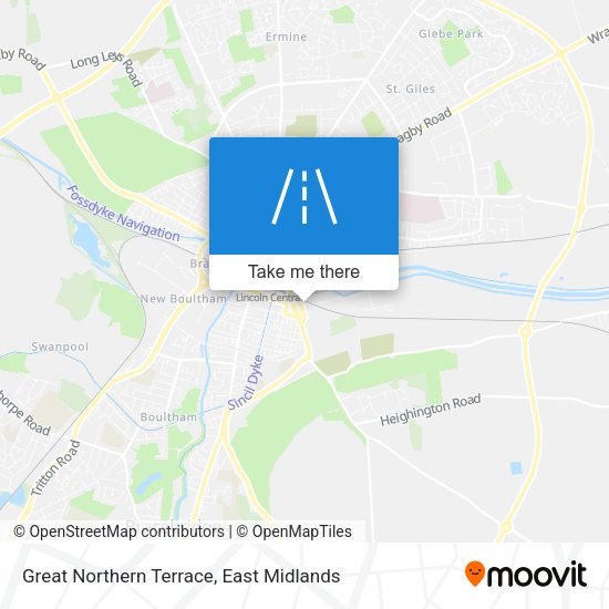 Great Northern Terrace map