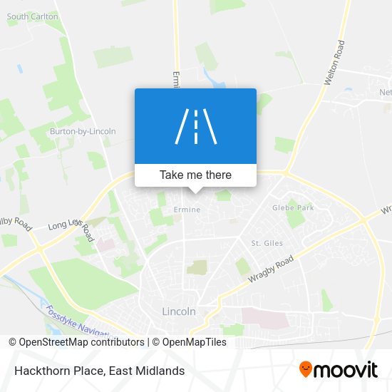 Hackthorn Place map
