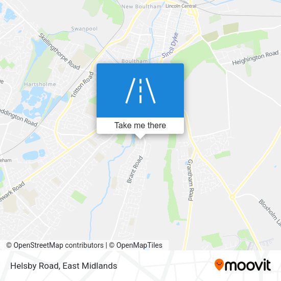 Helsby Road map