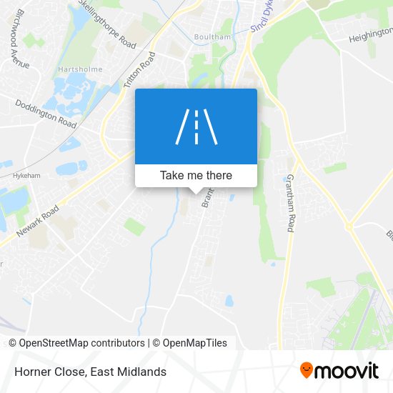 Horner Close map