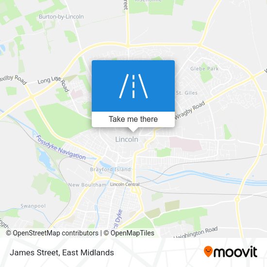 James Street map