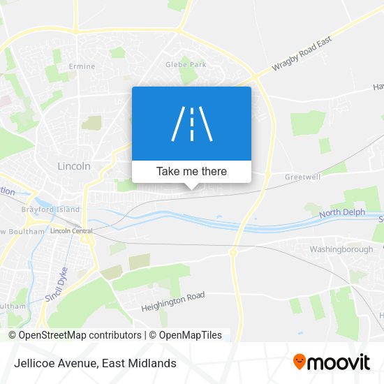 Jellicoe Avenue map