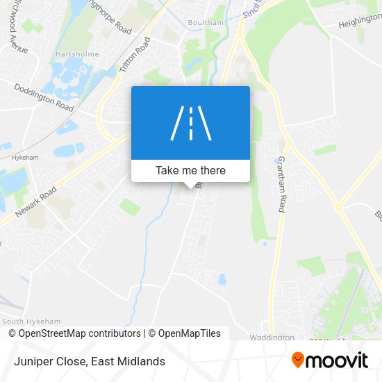 Juniper Close map