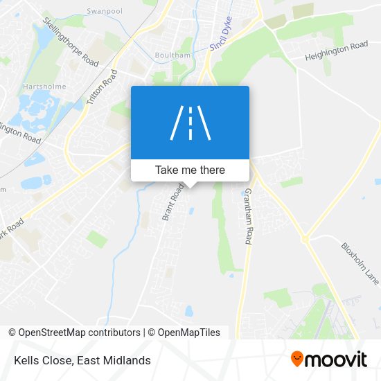 Kells Close map