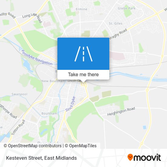 Kesteven Street map