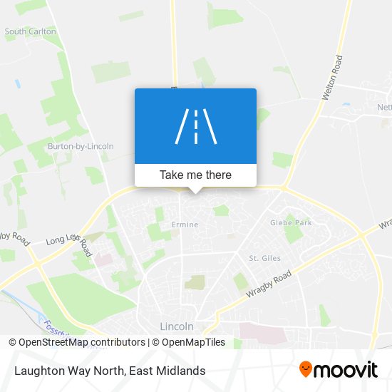 Laughton Way North map