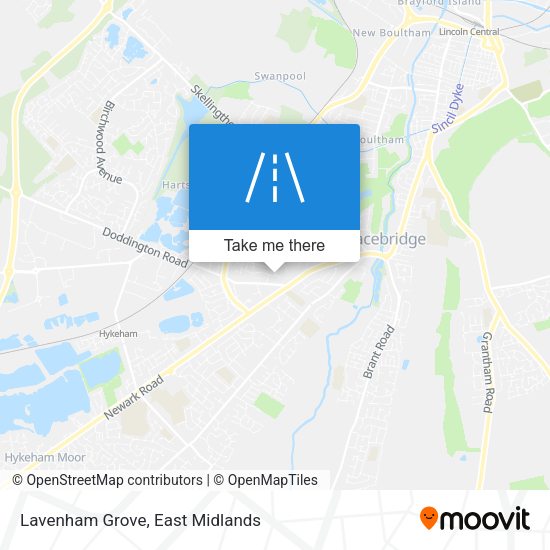 Lavenham Grove map