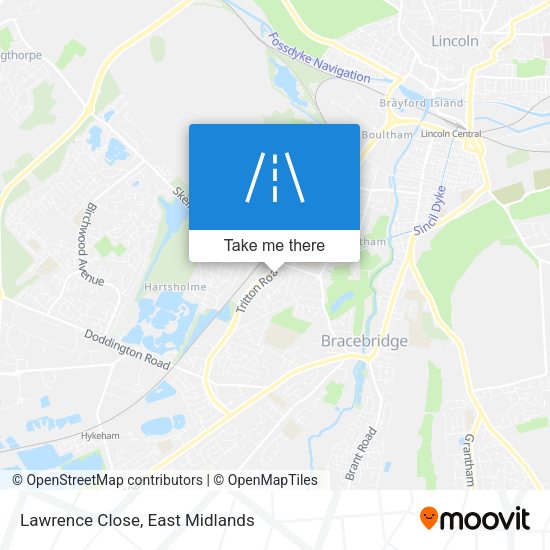 Lawrence Close map