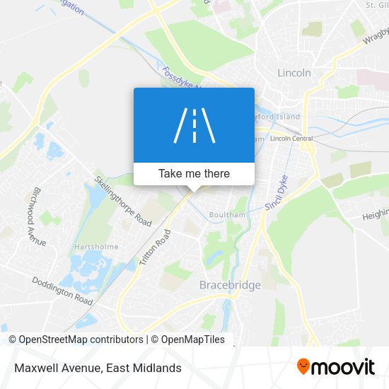 Maxwell Avenue map