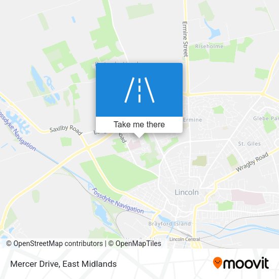 Mercer Drive map