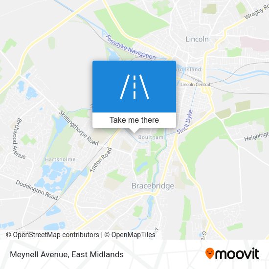 Meynell Avenue map