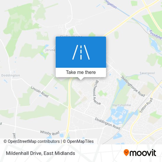 Mildenhall Drive map