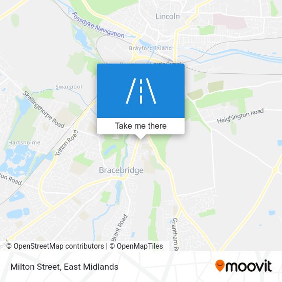 Milton Street map