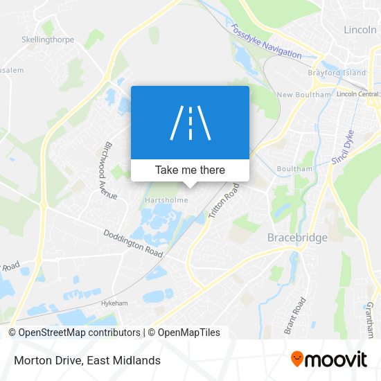 Morton Drive map