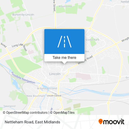 Nettleham Road map