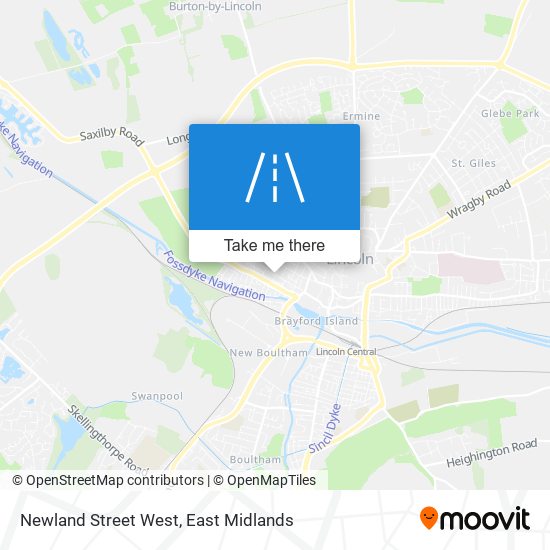 Newland Street West map