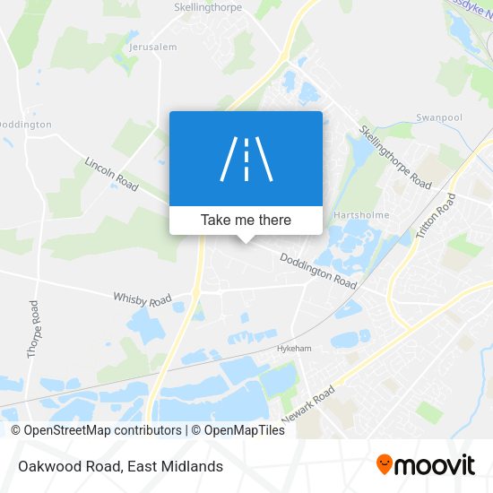 Oakwood Road map