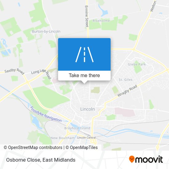 Osborne Close map